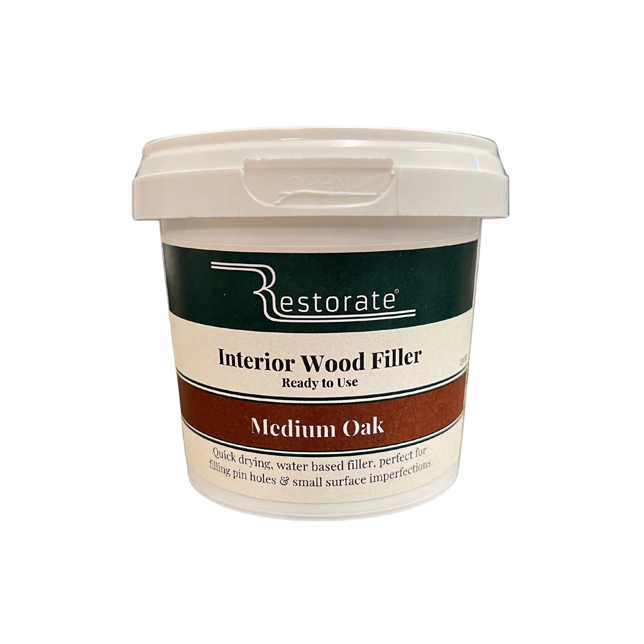 Restorate Interior Wood Filler Medium Oak 250g