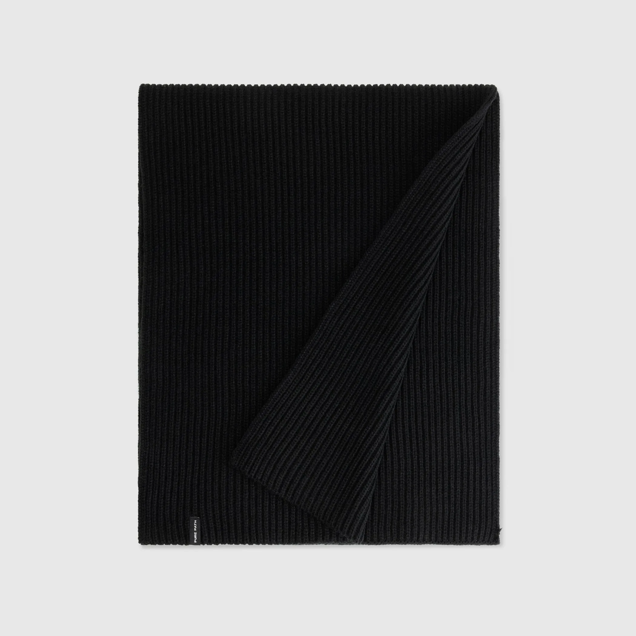 Ribbed Shawl | Black