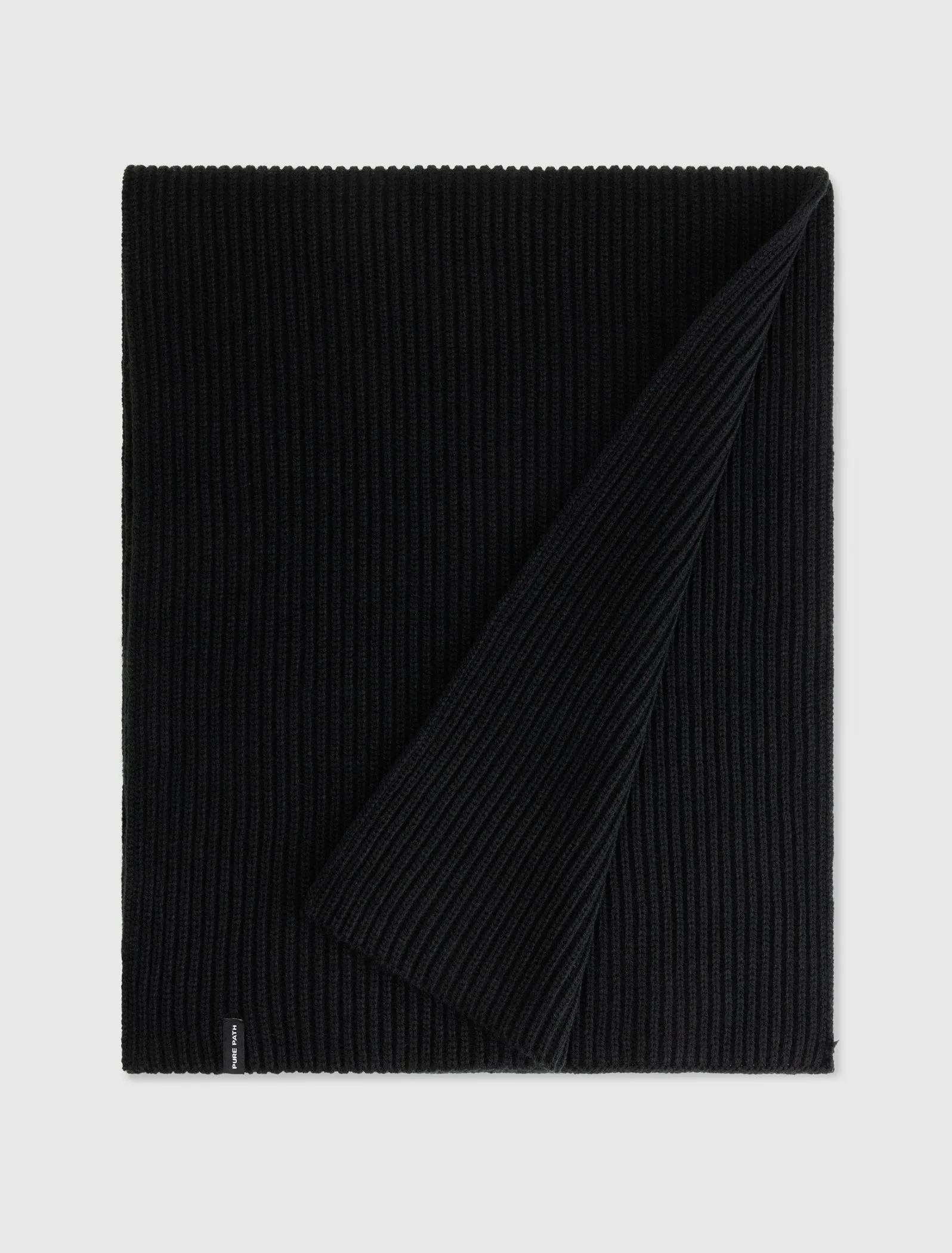 Ribbed Shawl | Black