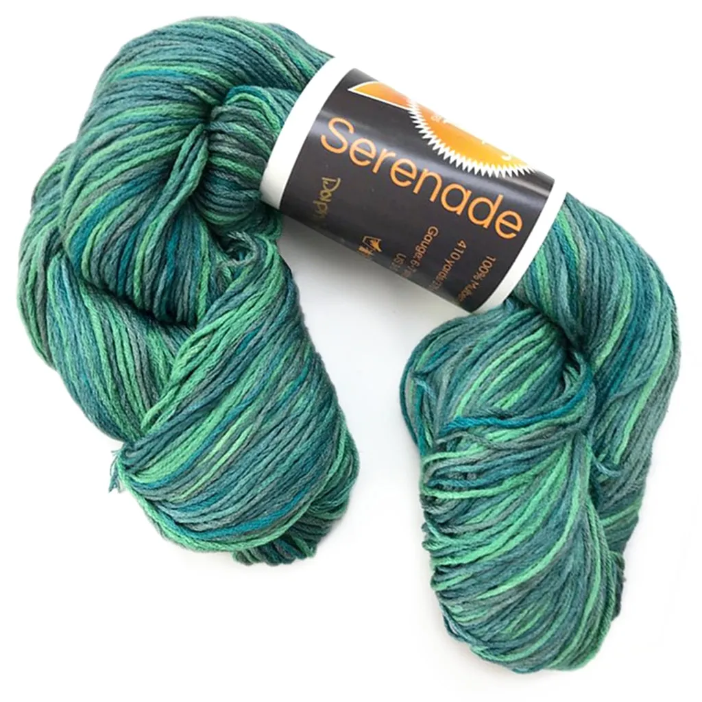 Serenade Hand Painted Silk Yarn by Vijay Fibers