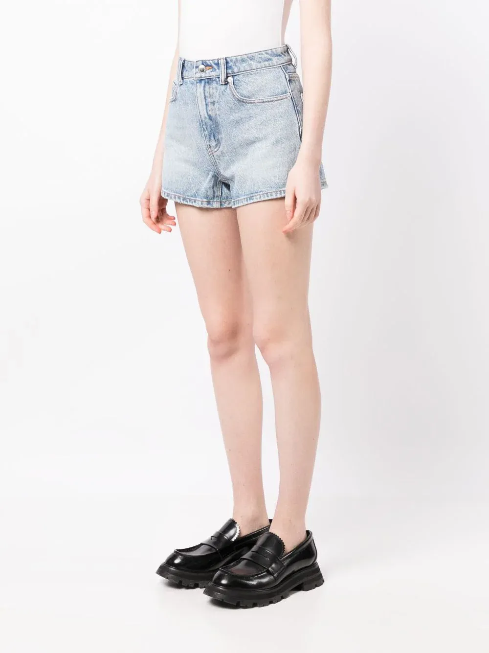 Shorty High-Rise Short In Denim