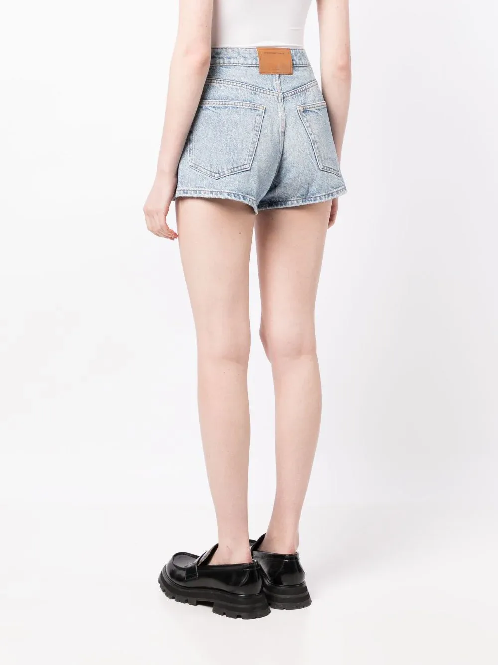 Shorty High-Rise Short In Denim