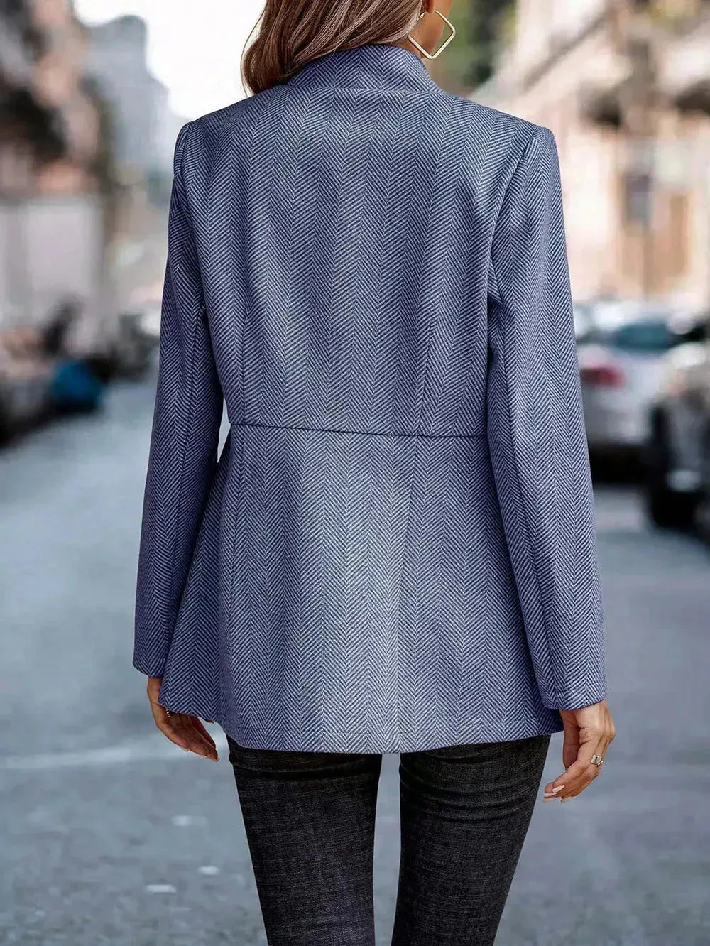 Slim-fit Jacket Fashion Commuting Thick fall Workwear Overcoat For Women