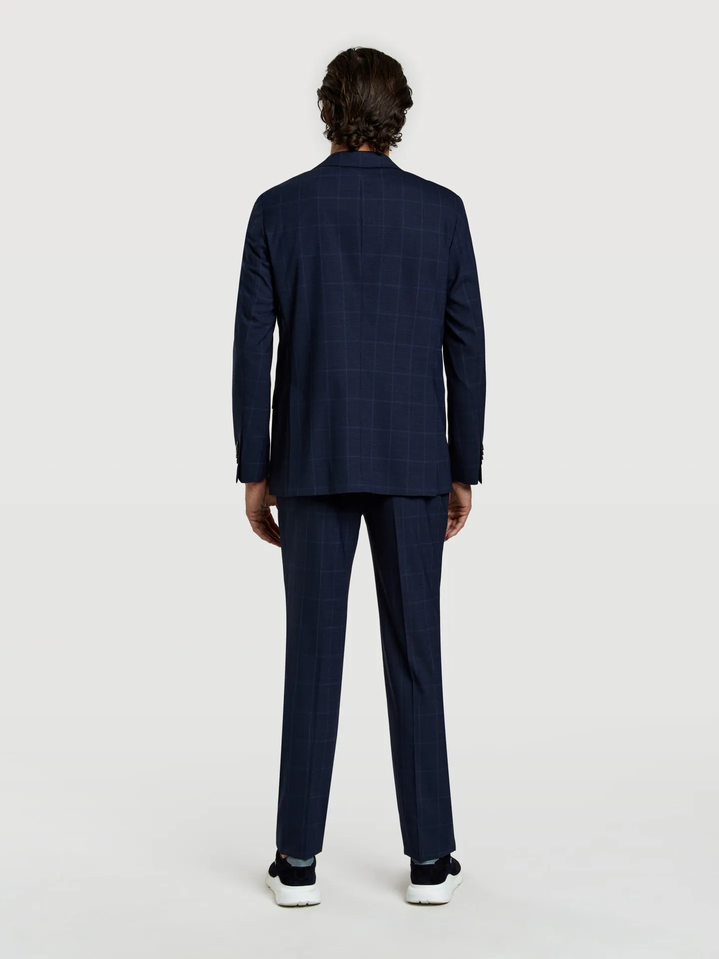 Slim fit k-easy houndstooth performance suit