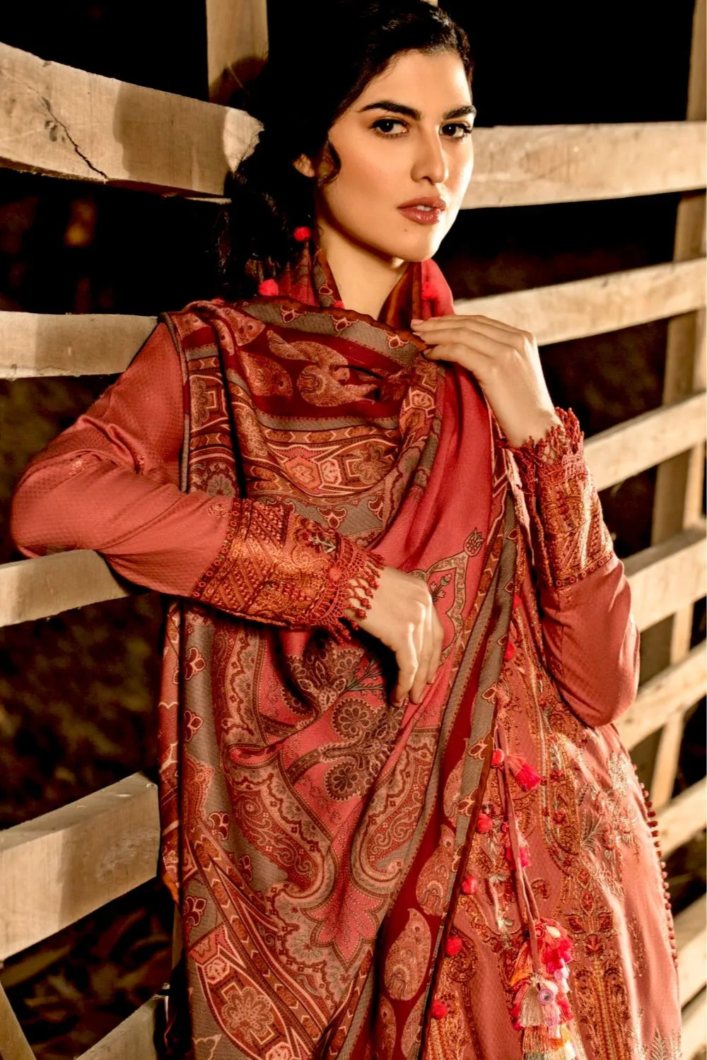 Sobia Nazir Winter Collection (with Shawl) – Design 6B