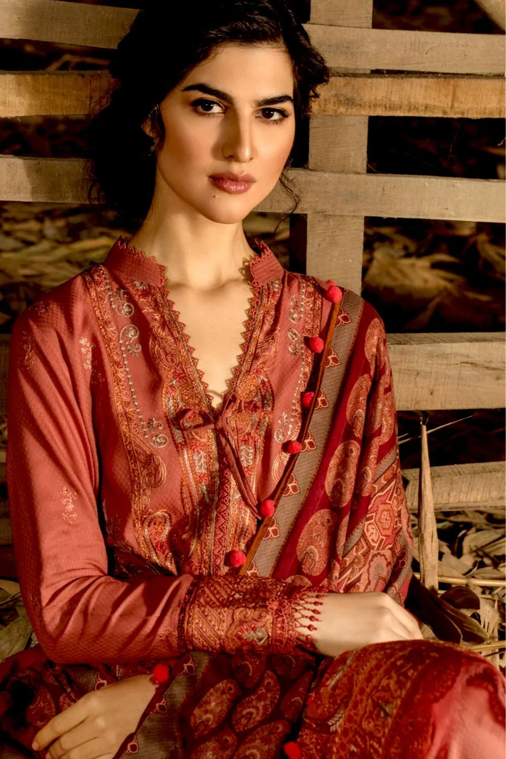 Sobia Nazir Winter Collection (with Shawl) – Design 6B