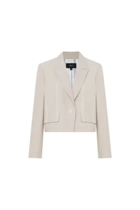 Soft Touch Stretchable Plainweave Blazer