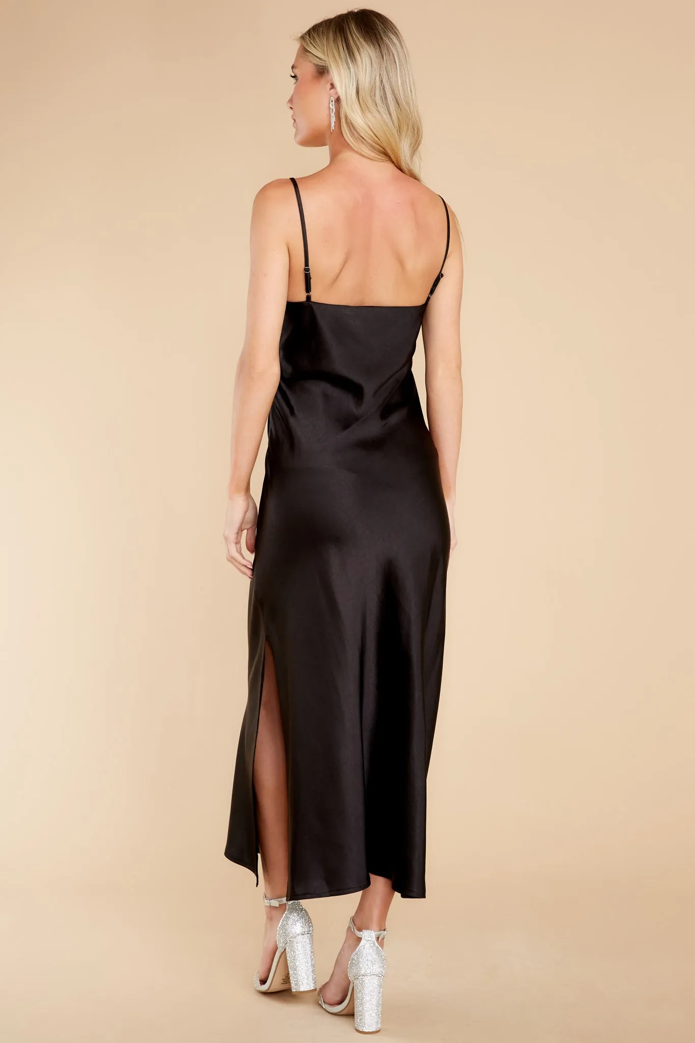 Special Treatment Black Maxi Dress