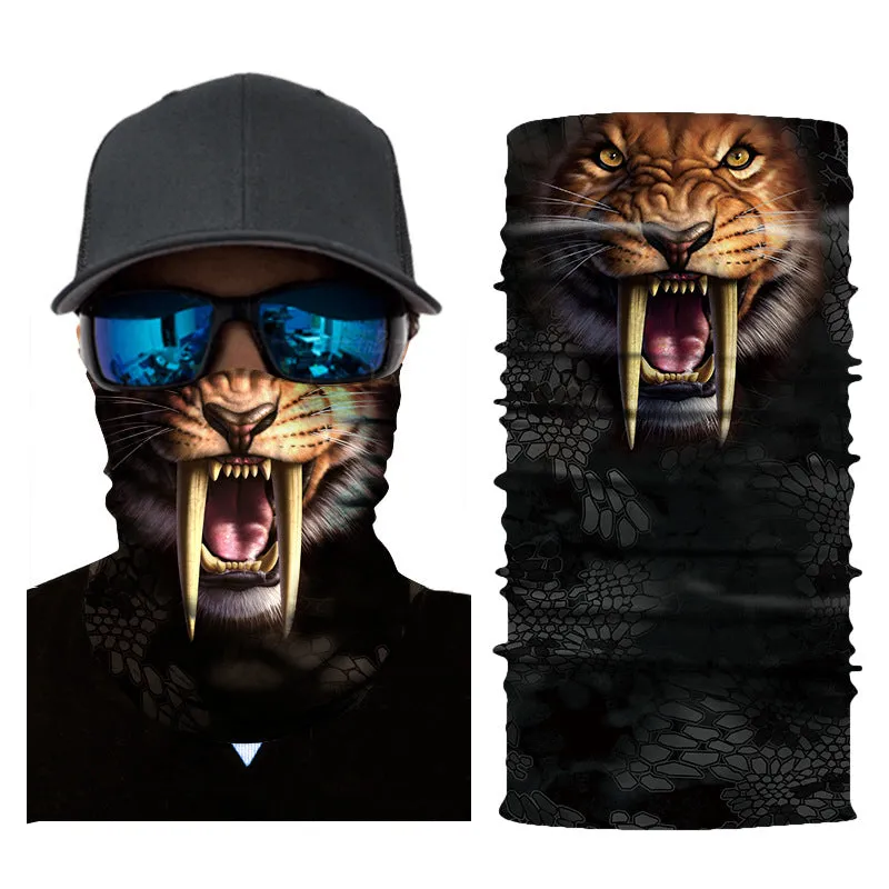 Sun Protection Cycling Mask Animal Print Riding Variety Magic Headband Scarf Head Cover