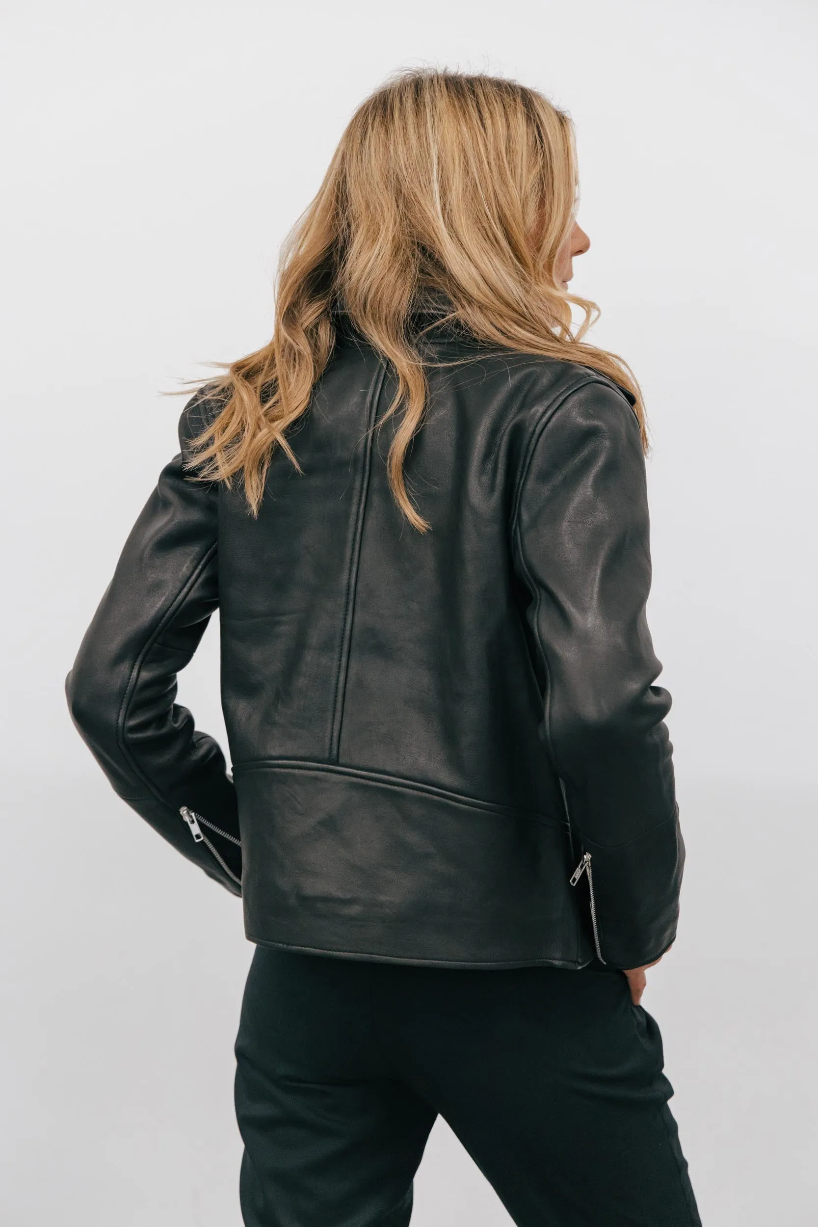 THE MINIMALIST LEATHER JACKET