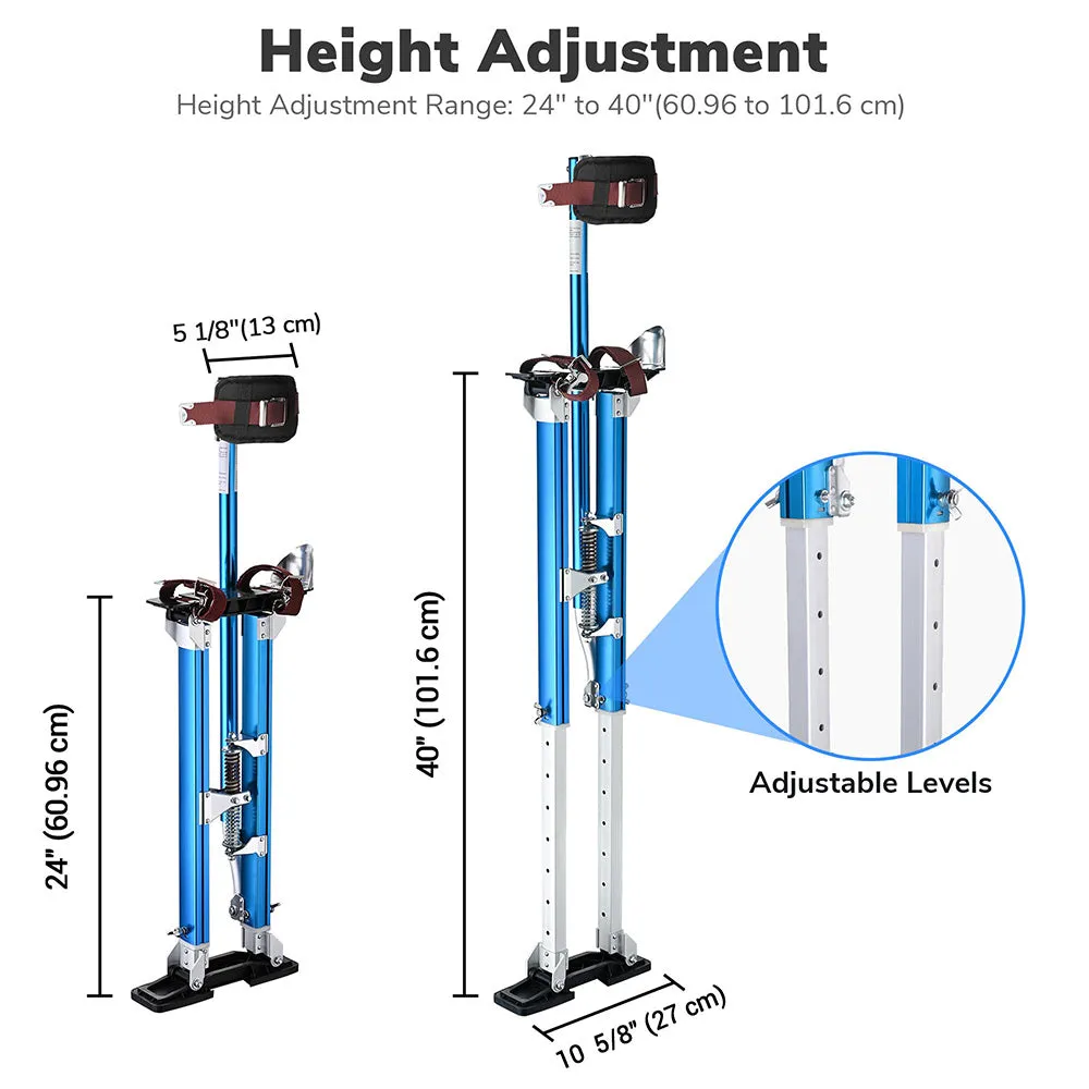 TheLAShop 24" to 40" Aluminum Drywall Painting Stilts