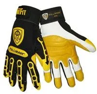 Tillman 1494 Top Grain Goatskin Palm and Spandex/TPR Back TrueFit Gloves (1 Pair)