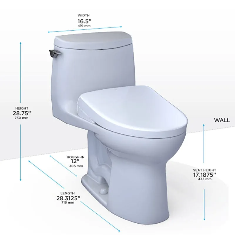 TOTO UltraMax II 1G Washlet  S7A One-Piece 1.0 GPF