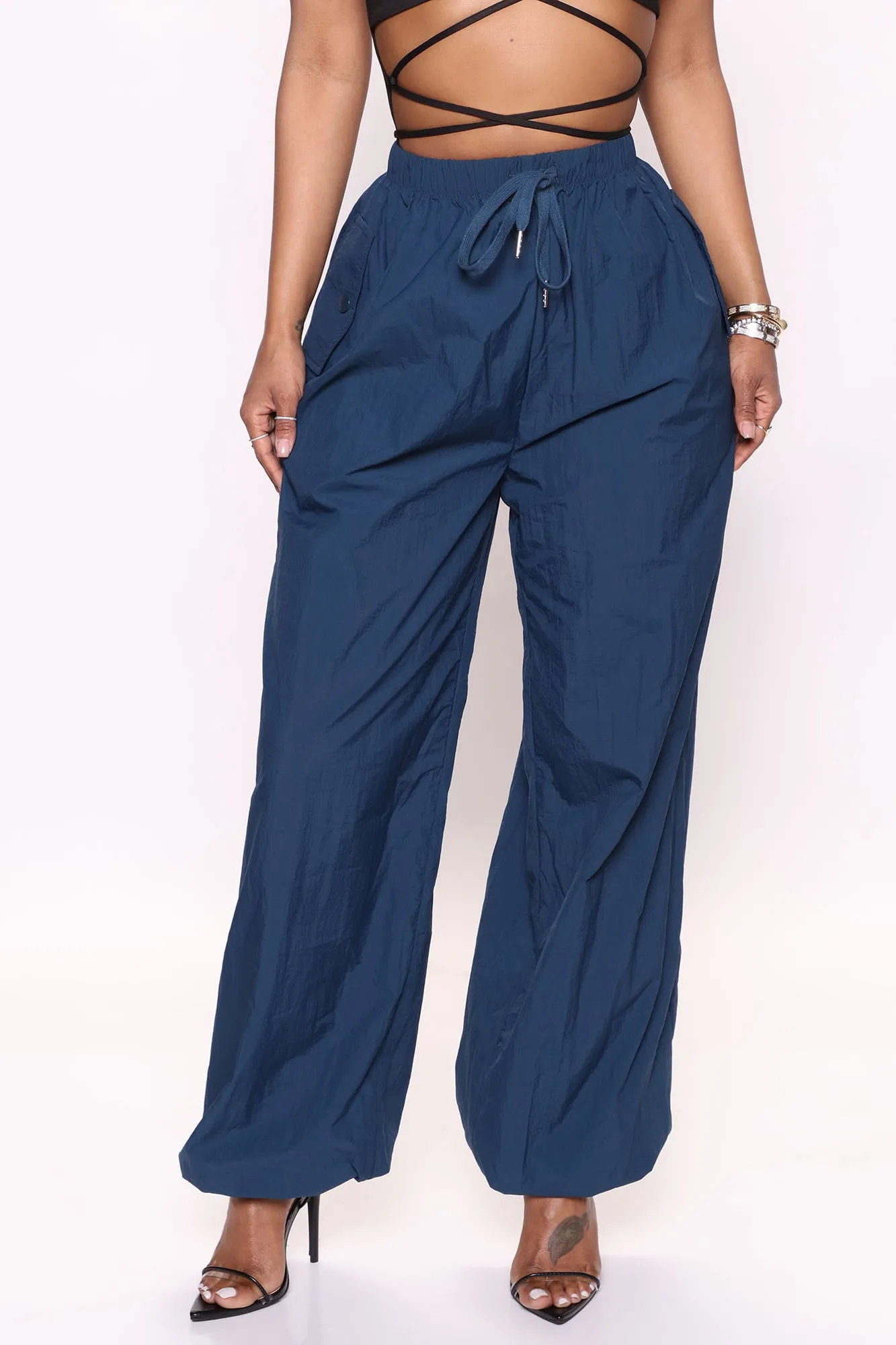 Up To You Oversized Jogger - Indigo