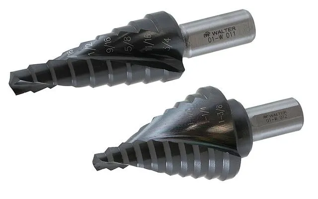 Walter 01W029 1/4" - 1" Spiral Multi-Step™ Drill Bit (1 Drill Bit)