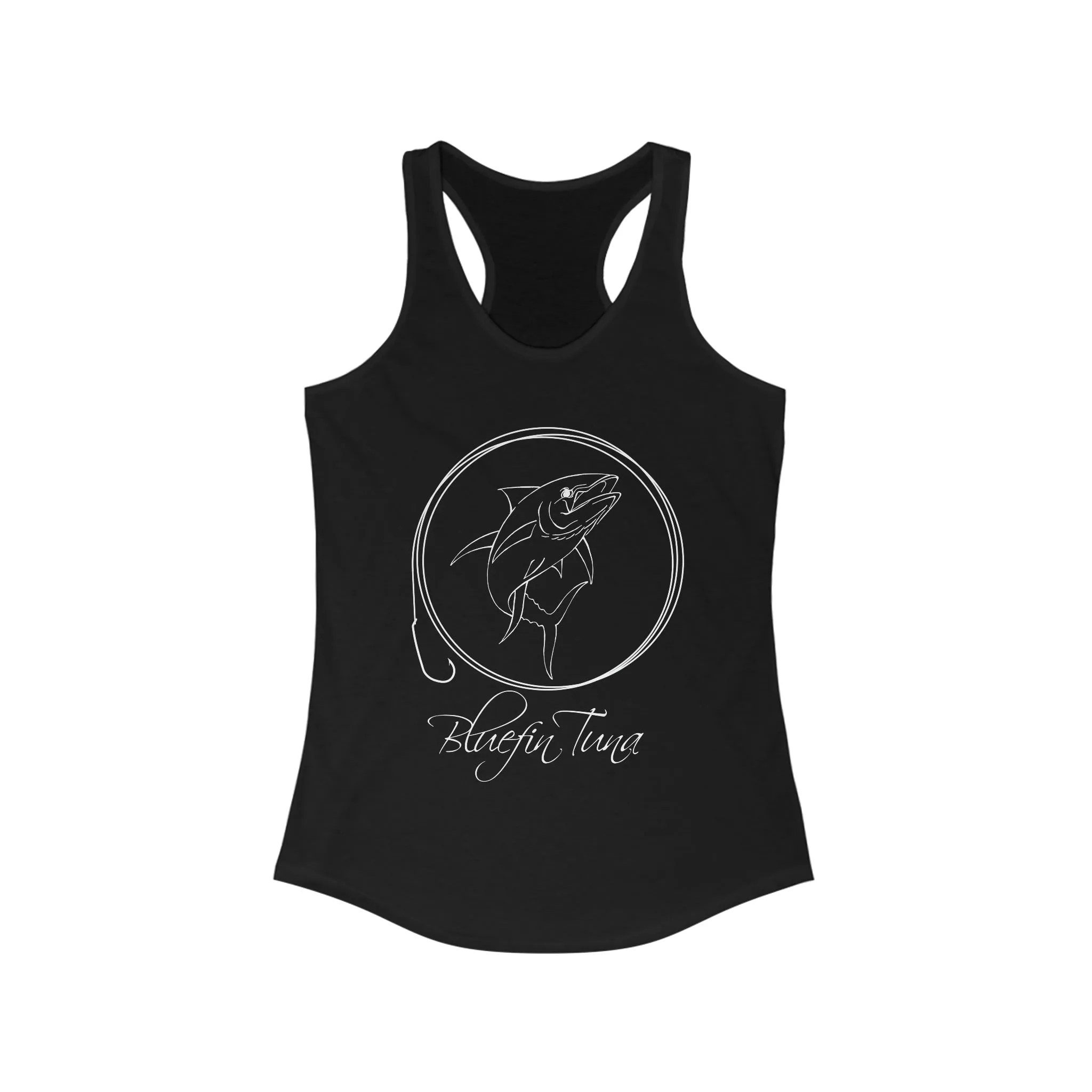 Women's Fish Tank Top, Fish Tank Top, Bluefin Tuna Tank, Fishing Tank Top, Bluefin Tuna Shirt, Women's Fish Shirt, Saltwater Tank Top