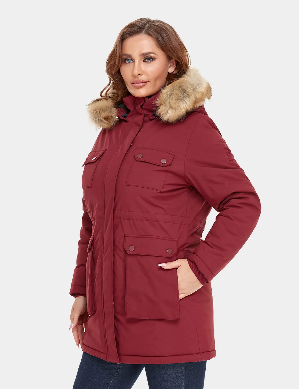 Women's Heated Thermolite® Parka - Red