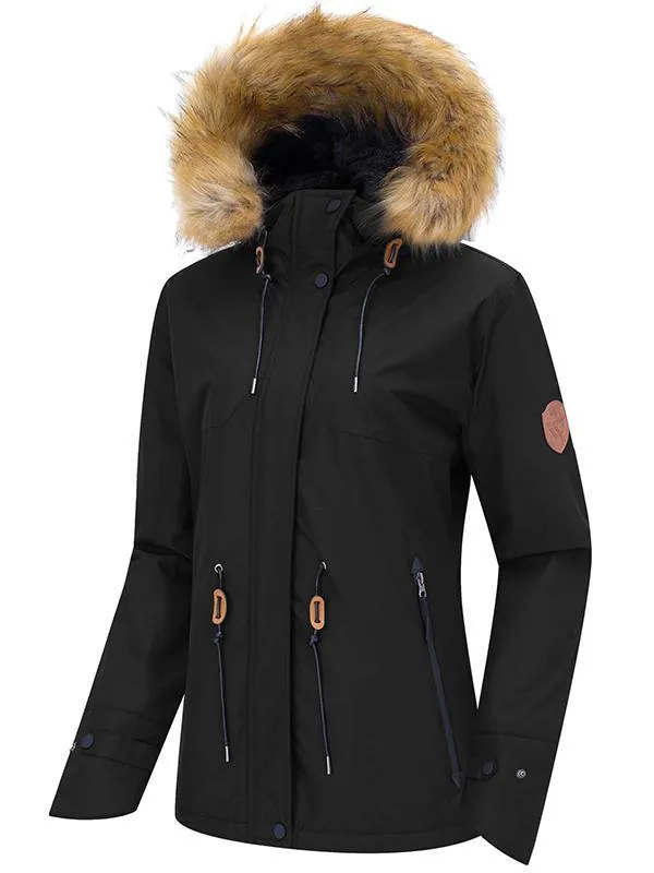 Women's Waterproof Snow Ski Jacket Warm Winter Coat and Raincoat Atna 113