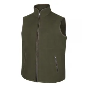 Woodhall Fleece Gilet - Green by Hoggs of Fife