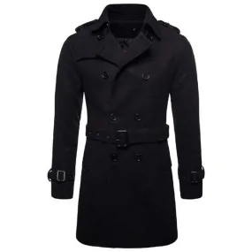 Woolen Overcoat - Medium Length - Euro Size