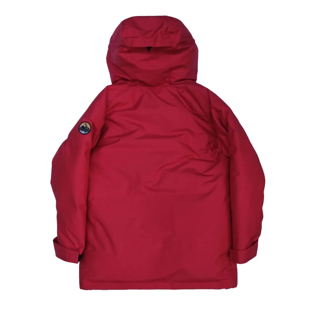 Zanter Antarctic Research Expedition Down Parka Jacket (Red)