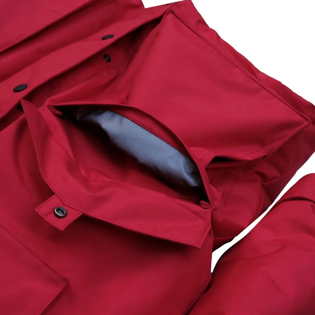 Zanter Antarctic Research Expedition Down Parka Jacket (Red)