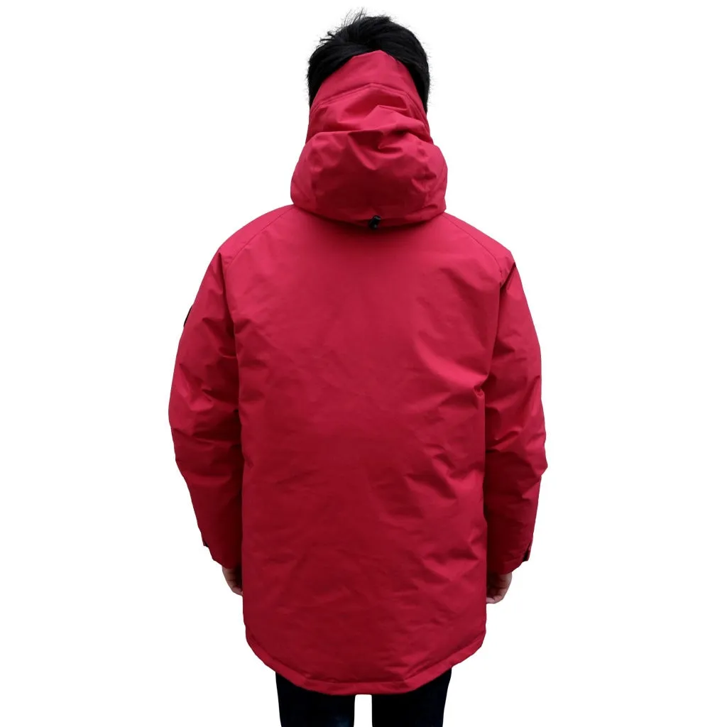 Zanter Antarctic Research Expedition Down Parka Jacket (Red)