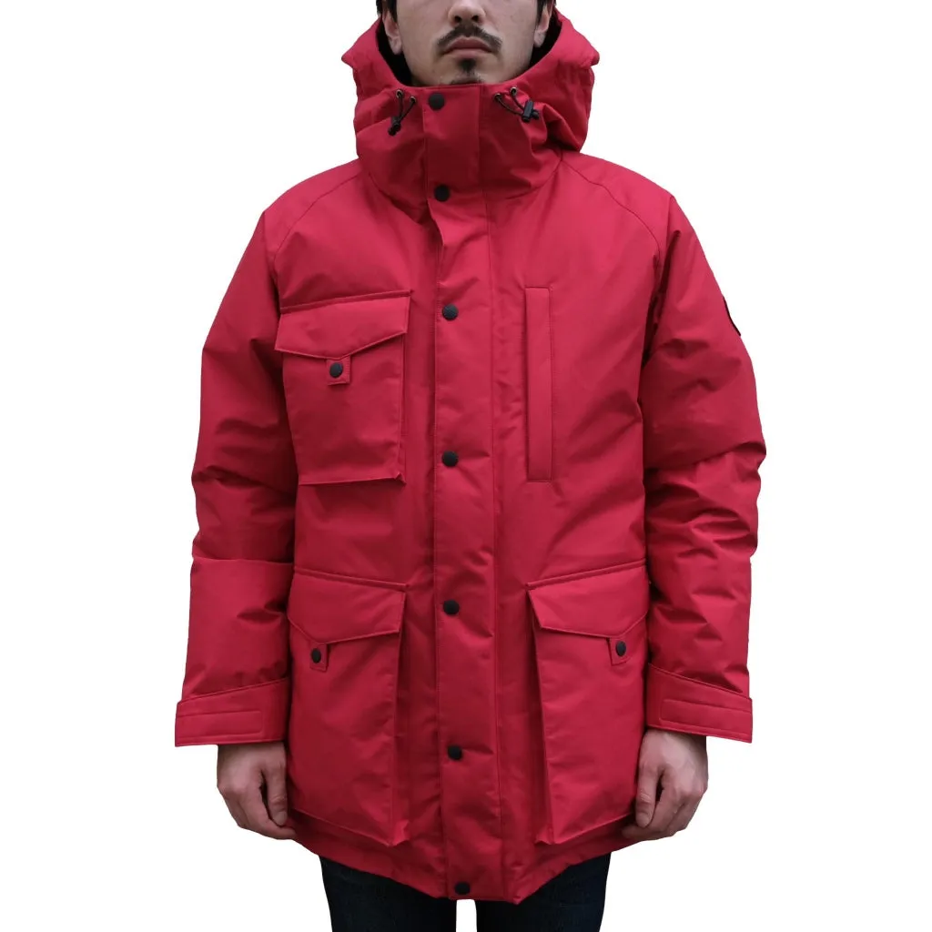 Zanter Antarctic Research Expedition Down Parka Jacket (Red)