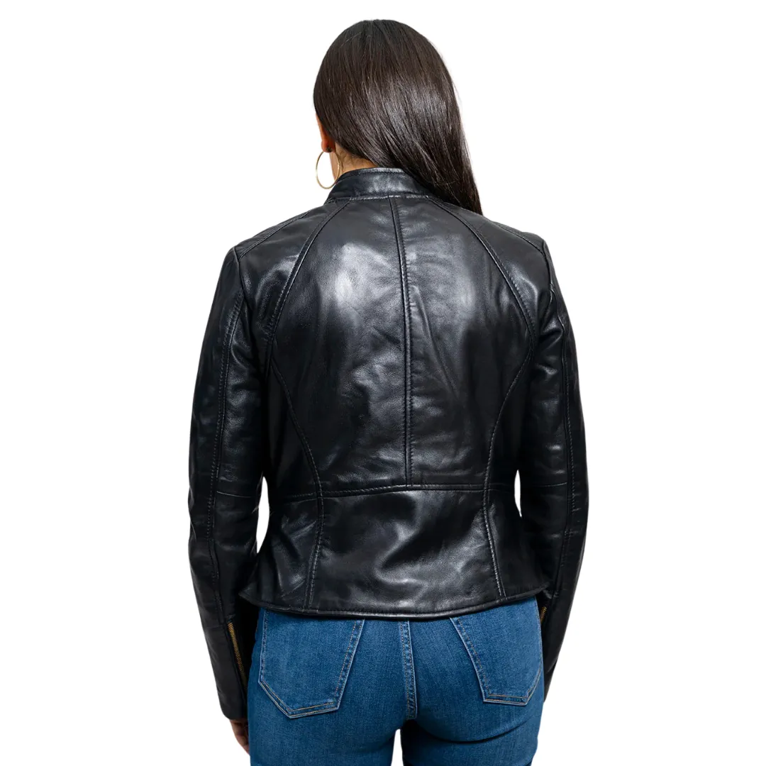 Zoey Womens Fashion Leather Jacket